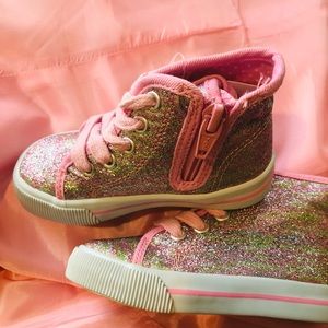 Glitter Sneakers - Pink